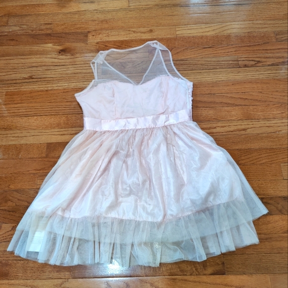 New Light Pink Zeagoo Dress Size 14 Side Zip - Picture 3 of 8